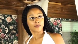 Cute Caribbean girl gets fucked by black cock
