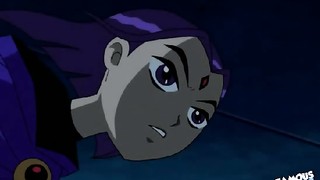 Teen Titans Hentai - Raven fucks Robin