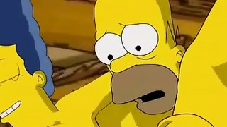 Homer adora foder o buraco apertado de Marge