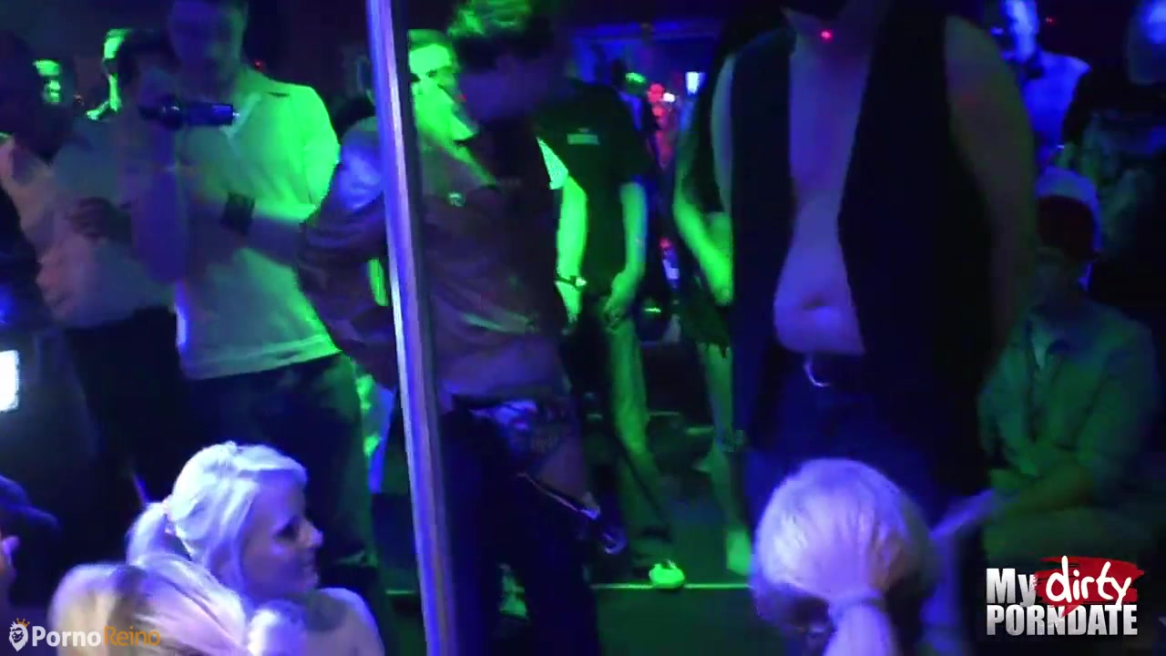 Night Club Ganabang Hour - German tattooed Teen on GangBang Party Â» PornoReino.com