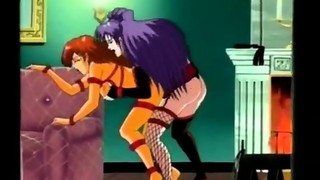 Lesbianas tetonas follando duro con strapon - Hentai