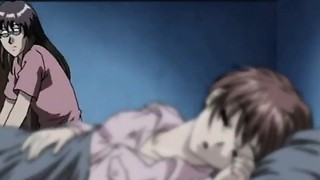 Anime adult video of man fucking on the floor