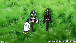 Anime girls in costumes fucking hard