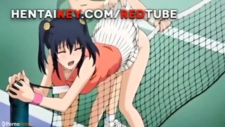 Chicas calientes folladas dentro de la cancha (hentai)