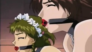 Anime lésbicas amando escravidão e sexo