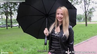 Sex casting for blonde teeny
