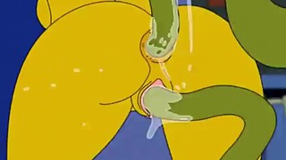 Marge Simpson Alien Breeding