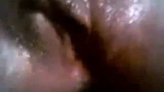 Ébano adolescente masturbando-se na webcam