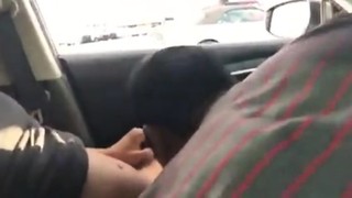 Guy blows me in my car after seeing me jacking