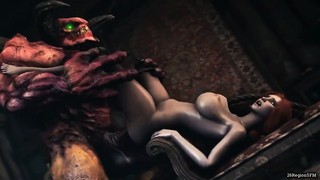A foda da ruiva Triss Merigold para pagar uma dívida - The Witcher Porn