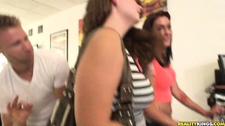Kendra goes shopping and ends up fucking in the shop