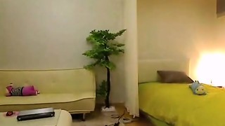 Lindas tiras coreanas delante de la webcam